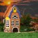 Aroma lace house "Veranda", 18 cm, handmade, mix,