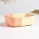 Baking capacity - Pskovskaya container 0.5l / 5.5x17x12.5cm, peach kiss