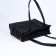 Bag Vita with a zipper, black color