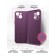 Borasco cover for iPhone 15 Plus, Soft Touch, silicone, microfiber, purple