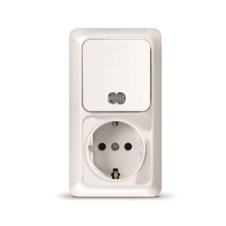 Block, OP, Olympus Universal O0039, 1 key, socket, white color