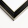 Photo frame Plastic "Watercolor" 30x40 cm, black