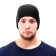 Hat, fleece, black color