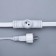 Garland "Curtain" 2 × 1.5 m, IP44, UMS, white thread, 360 SMD-LED, glow warm white, 220 V