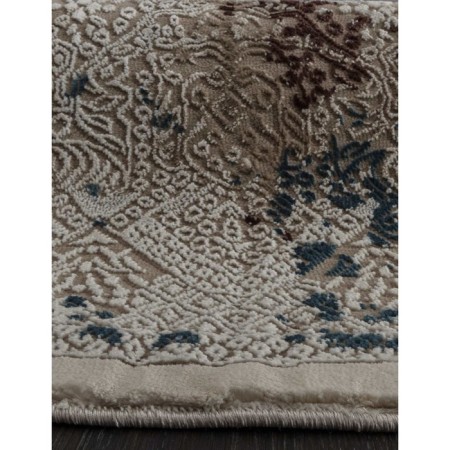 Oval carpet Karmen Hali Quantum, size 78x150 cm, color Brown/Brown-3