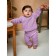 Pants knitted children's amababy pure love comfy, height 92, lilac color