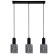 Suspended lamp 3x40W E27, size 59x11x178.5 cm