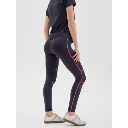 Women's legins with minaku grid, black color, rr 42-3