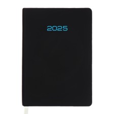 Dated diary 2025, Devente. Flag, B5 168 sheets, Devente. Duo, a hard cover to leatherette with foam rubber, silkography, perforation, liesse, block 70 g/m2