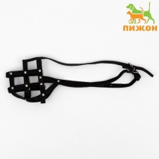 Muzzle No. 2, like, puppy shepherd (length on a nose 10 cm, muzzle 28 cm), black