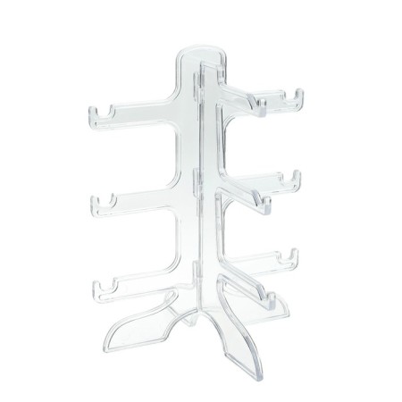 Glass stands 3 places, 16 × 14.5 × 20, transparent-1