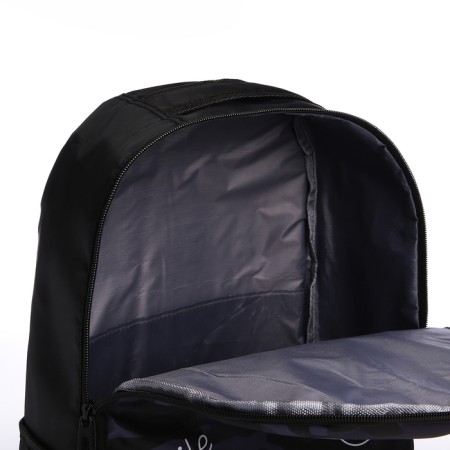School backpack with a pen-hop, 42x28x13 cm, black color-6
