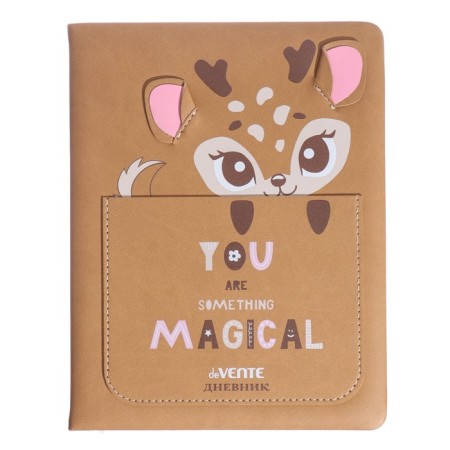 Universal diary for grades 1-11, hard cover, artificial leather, foam rubber, silkography, liesse, 80 g/m2