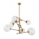 Caustra Freya Fr5115PL-06BZ Maddison, 770x770x980 mm, G9, 6x5W, brass color