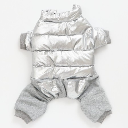 Kombinozon "Cosmonaut", size 8 (DS 23 cm, OG 30, Osh 22 cm), silver-6
