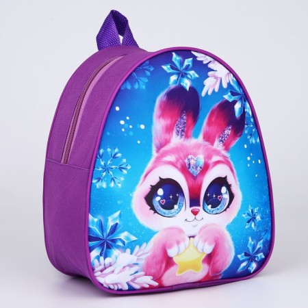 New Year's children's backpack "Rabbit with a star", 23x20.5 cm, for the New Year-2