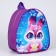 New Year's children's backpack "Rabbit with a star", 23x20.5 cm, for the New Year