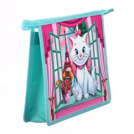 Folder d/notebooks A5 zipper on top plastic PM-A5-29, kitty Marie-5