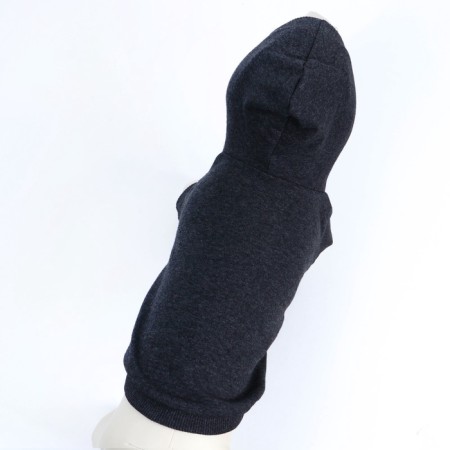 Single-toned hoodie for dogs (foot), size M (DS 26, Osh 36-38, OG 46-50), gray-6