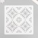 Tile stencil 15x15 cm