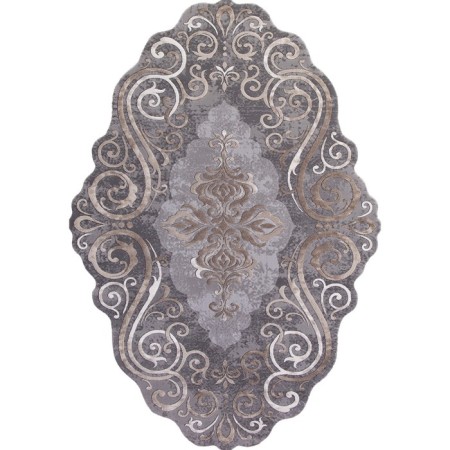 Rectangular carpet Karmen Hali Safir, size 78x150 cm, color Grey/Brown
