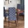 Case for the chair "Beautiful snowfall", decorative, velor