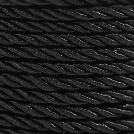 Cord twisted, d = 3 mm, 25 ± 1 m, black color-1