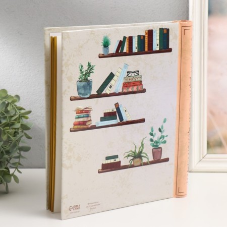 Photo album magnetic 20 sheets "Book Cabinet" 29x24x2 cm-1