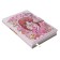 Gift notebook, A6+, 132 sheets, color block, with a curly knife, PVC cover, "anime", mix