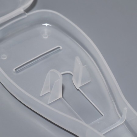 Academician for razor, with a lid, 16.6 × 5.2 × 3 cm, the color is transparent-9