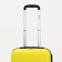 The suitcase is small 20 ", 38*56*22 cm, lightning departure, code lock, yellow