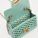 Baby bag on fasting, green color