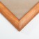 Photo frame 40x40 cm nut