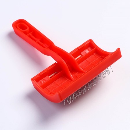 Pucodserka semicircular medium with drops, 10 x 13 cm, red-1
