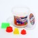 Kinetic sand, 4 molds, 500 gr, white color