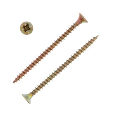 Self -tapping screws universal tundra Krep 3.5x50 mm, yellow zinc, 200 pcs.