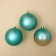 Christmas balls New Year's “desires will come true!”, For the New Year, plastic, d = 8, 3 pcs., Tiffany color