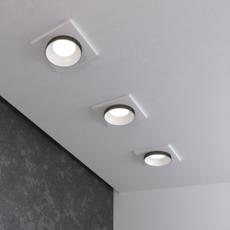 Lumina -Intocular Elektrostandard, Solas, 92x92x42 mm, GU10, white, black color-2