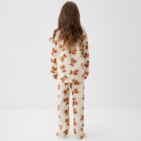 Пижама детская (рубашка и брюки) KAFTAN "Мишка", р.28 (86-92)-3