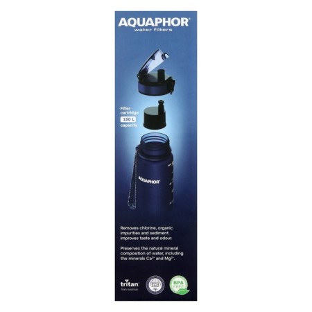 Aquaphor filter-button, purification of chlorine, impurities, interchangeable nozzle, blue-10