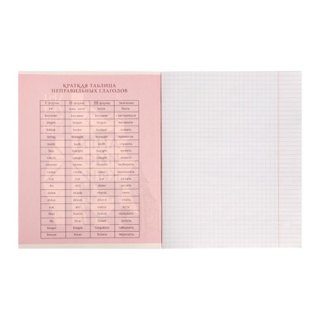Subject Calligrata "comic book anime", 48 sheets in a cage English, with reference material, cover coated cardboard, Uf-lak (full), OFSET block-2