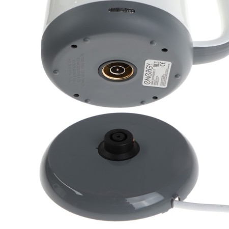 Electric kettle Energy E-274, plastic, 1.7 l, 2200 watts, white-gray-6