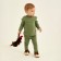 T -shirt with DL. Slee Sl Home Growth 74-80 cm, col. olive