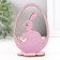 Easter decor "Rabbit" 6.5x4.7x9.3 cm (set 2 parts) purple