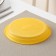 Disposable dessert plate, d = 16.5 cm, yellow color