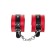 Handcuffs Toyfa Theater, leather, 23 cm, red