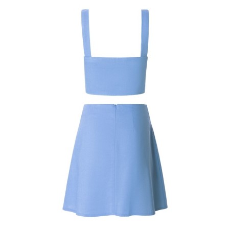 Women's costume (skirt and top) Mist Summer Time, Blue, p. 46-12
