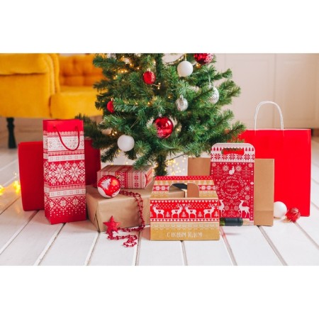 A package for a craft “Cozy New Year”, 13 x 36 x 10 cm, New Year-5