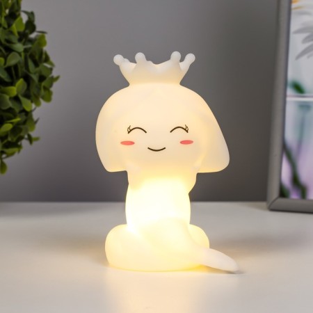 Nightnick "Little Mermaid" LED from white batteries 7x7.5x13 cm Risalux-1