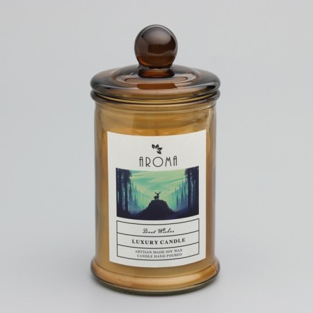 Aromatic candle in the bank "Blooming Jasmine", 40 hours, 95 gr, in the box-5